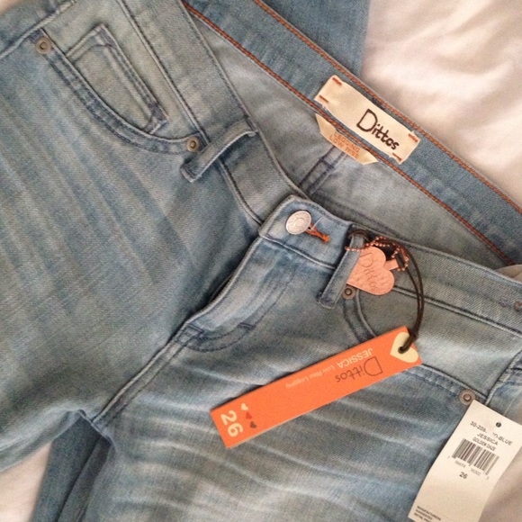 Dittos Jessica Low Rise Legging Jeans Golden Daze - Picture 4 of 4